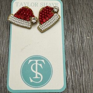 Taylor Shaye Santa Hat Earrings